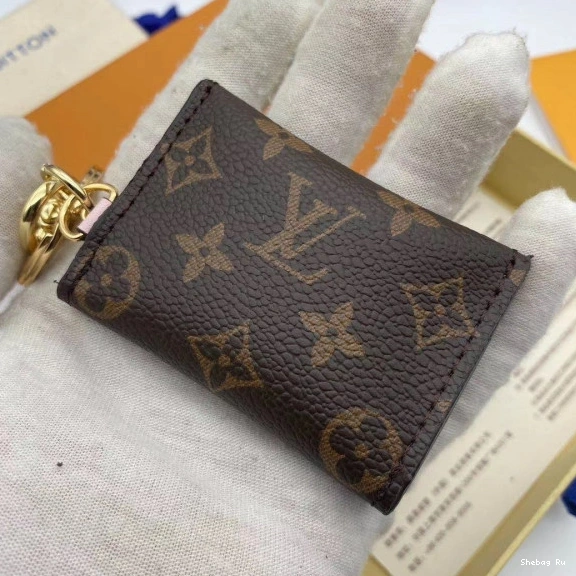 CHARM VUITTON BAG POUCH AND KIRIGAMI LOUIS KEY HOLDER 0729